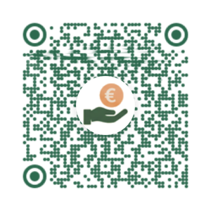 QR-Code zum Spenden scannen